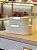Caixa Decorativa Em Mdf E Couro Pu Bege P - Mart - Imagem 4