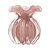 Vaso De Vidro Italy Rosa Leitoso 11cmX13cm - Wolff - Imagem 2