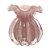Vaso De Vidro Italy Rosa Leitoso 10cmX11cm - Wolff - Imagem 1