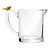 Leiteira Golden Bird 250ml Cristal Ecológico - Wolff - Imagem 1