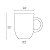 Caneca Coup Stoneware Preto Matte 330ml - Porto Brasil - Imagem 4