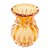 Vaso De Vidro Italy Ambar 9,5x14cm - Wolff - Imagem 2