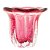 Vaso De Vidro Italy Rosa 12x11cm - Wolff - Imagem 1