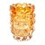 Vaso De Vidro Italy Ambar 16cmX12cm - Lyor - Imagem 3