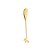 Conjunto 4 Espátulas De Aço Inox Leaves Dourado - Wolff - Imagem 2