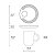 Kit Caneca Stoneware Com Pires Preto Matte - Porto Brasil - Imagem 6