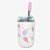Copo Neo Com Canudo 300ml Unicornio - Zona Criativa - Imagem 2