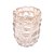 Vaso Murano Italy Transparente Com Dourado 10x15cm – LYOR - Imagem 1