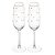 Conjunto 2 Taças Champanhe Balls Fio De Ouro 220ml - Wolff - Imagem 1