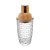 Coqueteleira De Vidro Com Tampa Dourada Chess 380ML - Wolff - Imagem 2