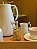 Kit Com Suporte E 6 Colheres De Zamac Dourado 14cm - Wolff - Imagem 2