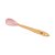 Cj 3 Utensílios De Silicone Com Cabo De Bambu Rosa - Lyor - Imagem 3