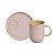 Kit Caneca Coup Stoneware Com Pires Litchi - Porto Brasil - Imagem 1
