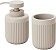 Kit Lavabo Em Cimento Cinza (2 peças) - Mart - Imagem 1