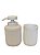 Kit Lavabo Em Cimento Branco (2 peças) - Mart - Imagem 1
