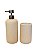 Kit Lavabo Em Polirresina Off White (2 peças) - Mart - Imagem 1