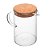 Jarra De Vidro Com Tampa Em Rolha 900ml - Wolff - Imagem 2