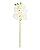 Haste Mini Phalaenopsis Silicone Branco - 38cm - Imagem 1