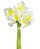 Ramalhete Cymbidium Branco Silicone - 25cm - Imagem 1