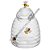 Açucareiro De Vidro Com Colher E Tampa Bee 500ml - Lyor - Imagem 1