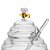 Açucareiro De Vidro Com Colher E Tampa Bee 500ml - Lyor - Imagem 3