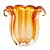 Vaso Murano Italy Ambar 13,5x11,5x10,5cm - Lyor - Imagem 3