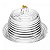 Queijeira Little Bee 19cm x 19cm x 13,5cm Cristal – Lyor - Imagem 3