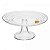 Prato Para Bolo Com Pé Little Bee 19cmx10cm Cristal – Lyor - Imagem 1