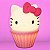 Luminária Hello Kitty Cake Rosa (Com Lâmpada) - Usare - Imagem 2