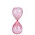 Adorno De Vidro (Ampulheta) 15 Minutos- Rose - 20CM - Tam G - Imagem 1