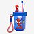 Copo Canudo Flip 500ML Homem Aranha - Zonacriativa - Imagem 1