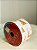 Fita Aramada Decorativa De Natal Branco E Dour - 6,3cmx9,14m - Imagem 4