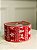Fita Aramada Decorativa De Natal Vermel E Dour - 6,3cmx9,14m - Imagem 2
