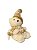 Urso  Branco Sentado - 16cm - Tokdacasa - Imagem 1