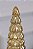 Árvore Decorativa De Natal C/ LED Ouro - 35cm - Tokdacasa - Imagem 3