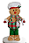 Boneco Gingerbread Natalino - 60cm Colorido - Tokdacasa - Imagem 1