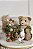 Urso Com Revestimento Em Palha De Natal - 30cm -Tokdacasa - Imagem 4