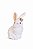 Decoração Coelho Sortido Branco - 10cm - 1 UN - Tokdacasa - Imagem 1