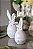 Decoração Coelho Branco De Porcelana - 18cm - Tokdacasa - Imagem 3