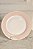 Prato De Jantar Branco/Rosa - 27cm - Tokdacasa - Imagem 2