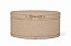 Caixa Oval PU Textura Tramada - Off White - Tam G- Entrecasa - Imagem 1