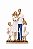 Família Decorativa Casal e 3 Filhas - 26cm - Espressione - Imagem 1