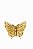 Borboleta Poliresina Dourada 10x7x4,5cm - Tuut - Imagem 1