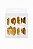 Anel De Guardanapo Butterfly Dourado - 4,4x3,3cm - C/4 -Tuut - Imagem 1