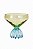 Taça Para Sobremesa Vidro Marejo Azul - 360ML - Tuut - Imagem 1