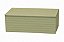 Caixa MDF PU Listra 3D - Tam M - Verde Menta - Entrecasa - Imagem 1