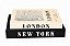 Jogo de Livro Decorativo com 2 Unidades – New York – Tuut - Imagem 1