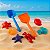 Kit Super Radical Brinquedos Verão Praia Areia Para Crianças - Imagem 5