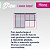 Persiana Horizontal PVC Cinza Quarto Cozinha Sala 120x130cm - Imagem 9