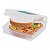 Sanduicheira Sanremo Plástica Transparente Lancheira - Imagem 3